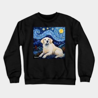 Kuvasz Painting Crewneck Sweatshirt